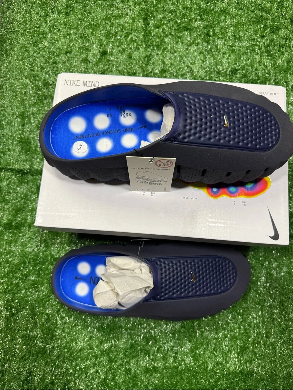 Nike Mind 001 Slide Blackened Blue Game Royal